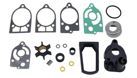 Water Pump Impeller Kit With 89983T Impeller For Mercury Marine 2-Cycle Outboard Engines 30-70 HP Drop-In Replacement