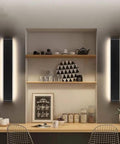 Super Stylish 24 Inch Matte Black LED Wall Sconce For Bathroom Vanity With Warm White 2700K Light And Modern Design