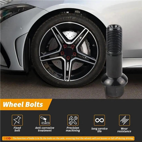 Get Your Ride Locked Tight With These 20 Premium Wheel Lug Nuts For Benz GLE S-Class. High Strength Steel And Protective Plastic Covers Keep Your Wheels Secure, Reduce Rattle, And Save You Cash On Frequent Replacements Today.