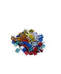 Pile of assorted colored blades from 60 And 120 Piece Car And Truck Blade Fuses Kit 5A 10A 15A 20A 25A 30A Fast Blow Assortment For Auto Electronics Waterproof Easy Replacement Accessories