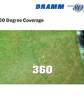 ColorStorm Gear Drive Sprinkler With Heavy Duty Die Cast Metal Base 360 Degree Coverage on Lawn