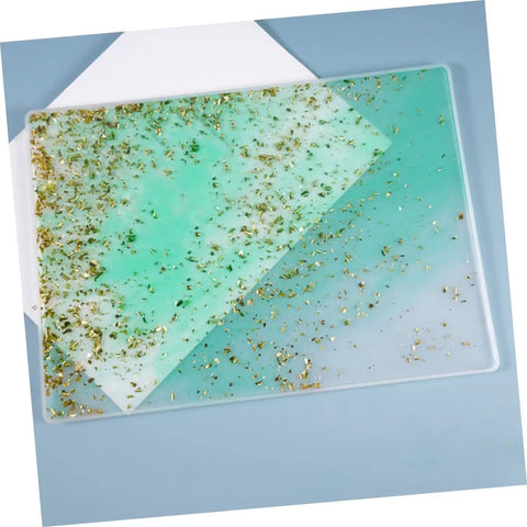 Top Shelf Silicone Placemat Mold Set For Epoxy Resin Crafts And Diy Writing Desk Pad Reusable Casting Tray With Legit Smooth Nonstick Surface Dreamy Finish