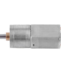 12V DC Geared Motor With 100 RPM Metal Reduction for DIY Toys, RC Cars and Robots, high torque electric motor side view