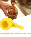 Leak Proof Honey Gate Valve Kit With Precise Flow Control for Easy Bottling from Buckets and Extractors, yellow nylon valve