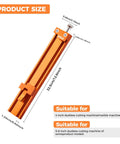 Pro Grade Circular Saw Guide Rail With Precision Aluminum Base For Woodworking shown with dimensions and compatibility details