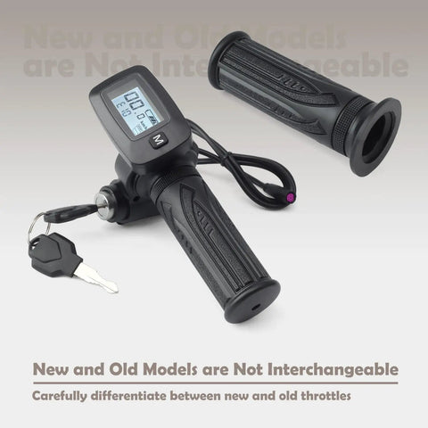 48V Throttle With M Key Button Replacement For Tutti Soleil 01 Electric Dirt Bike Off Road Upgrade Easy Install And Durable Grip