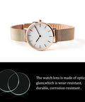Six Pack 22mm Round Watch Crystal Lens Replacement Kit Clear Optical Glass Durable 1.1mm Thick next to wristwatch