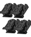 Four-pack space-saving folding hinge set for DIY projects