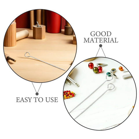 20 Piece Stainless Steel Wick Centering Tools Set For Candle Making Handy Pro Grade Lightweight Needles With Fine Tips For Easy Threading DIY Aromatherapy Crafting Supplies, stainless steel wick tools