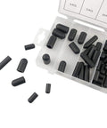 Six Size Vacuum Hose Caps Kit with 80Pcs for Automotive Carb Lines, Includes 3/8 In, 5/16 In, 1/4 In, 7/32 In, 3/16 In and 5/32 In Caps