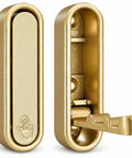 Big Shot Heavy Duty Foldable Wall Hooks Built From Tough Zinc Alloy Featuring A Clean Gold Tone for easy storage and organization.
