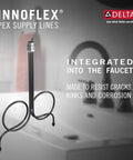 InnoFlex PEX supply lines for Ashlyn Single Hole Bathroom Faucet Chrome Finish With Diamond Seal Technology For A Leak Proof