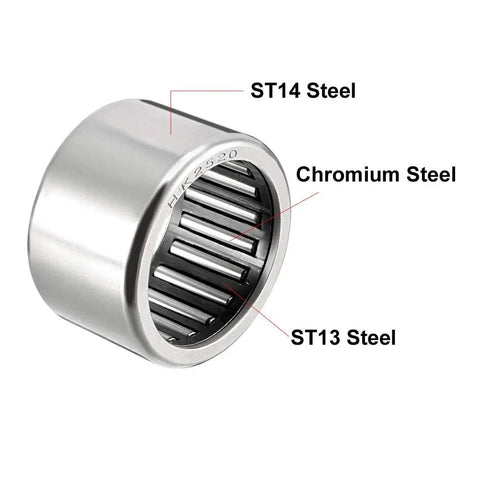 Drawn Cup Needle Roller Bearing Open End 25mm Bore 32mm OD 20mm Width Built Tough For Tight Spaces Heavy Duty High Load Capacity Compact Design