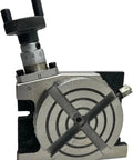 3 Inch Mini Rotary Table For Milling And Indexing Horizontal And Vertical Setup With 4 Slot Base Precision ART Series A Real Workhorse side view