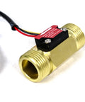 3/4 Inch Brass Copper Magnetic Flow Meter For Water Pumps With 4 20mA Sensor And Liquid Flow Switch All In One HD B10 G Thread