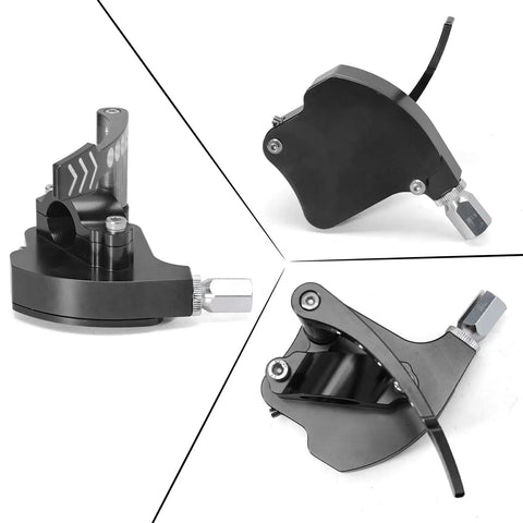 Seven Eighths Inch Universal Billet Throttle Thumb Assembly For ATV And Dirt Bike, Fits 22mm Handlebars, Thumb Controller Replacement For Yamaha Suzuki Polaris Can Am Kawasaki Honda Arctic Cat KYMCO