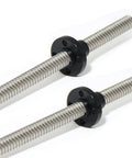 TR8x2 POM Lead Screw Nut Set Black Plastic 8mm Diameter, 2mm Pitch, 2mm Lead for 3D Printer and CNC Machine Parts