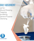 Dynarex non-woven gauze sponges, 4x4 in, 4-ply, highly absorbent for wound cleansing and prepping