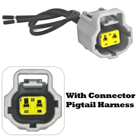Toyota Engine Coolant Temperature Sensor 89422-20010 89422-35010 With Connector Pigtail Harness Go-To Replacement For Toyota 4Runner Tacoma Camry Tundra Lexus ES350 ES330 GX460 GS350 RX300 And More, gray connector with yellow terminal