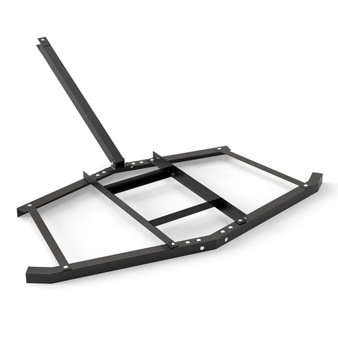 66 Inch Wide Tow Behind Driveway Drag Harrow With Reinforced Bars for heavy-duty landscape leveling tool.