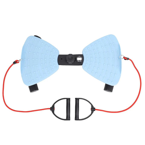 Quiet Waist Twisting Machine For Home Workouts With Rope And High Load Capacity Disc in Blue