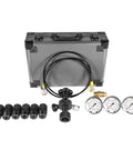 Hydraulic Nitrogen Accumulator Pressure Test Kit With 3 Gauges And 7 Adapters For 10 25 40 MPa And 1500 3600 6000 PSI Gas Charging Tools Pro Grade
