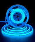 Ice Blue COB LED Strip Lights 12V 5M 320 LEDs Per Meter Ultra Bright Flexible Tape on reel