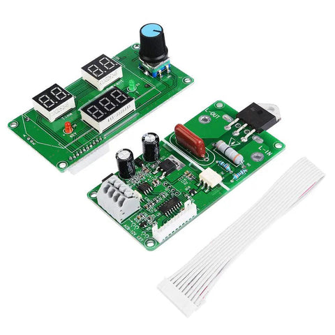 Beefed-Up Welding Controller With Digital Display, Pro-Grade Time Control 0-99 Cycles, Adjustable Weld Power 40A module components