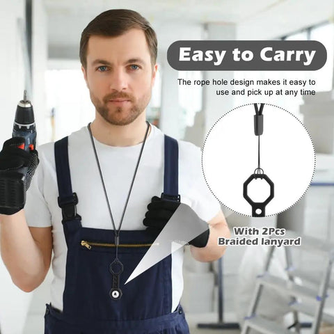 Heavy Duty Set Of Two Powerful Magnetic Stud Finders With Slick Wall Scanner Grip For Fast Screw Snagging And Hanging Drywall Without Stress Or Sweat Reliable Home Improvement Accessory