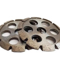 V Shaped Diamond Grooving Wheel For Concrete And Stone Saw Blade With Precision Slotting Tool, 125X10X22.23MM, close-up view