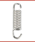 4 Pack Universal Stainless Steel Motorcycle Exhaust Pipe Springs 43mm 1.69 Inch Durable Clamp Springs For Most Bikes And ATVs Muffler Systems