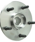 Front view of wheel hub in Front Wheel Bearing And Hub Assembly Pair For 2000 2001 Dodge Ram 1500 4WD With 2 Wheel ABS Front Left And Front Right