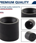 Low Profile Trailer Door Holder Kit Rubber Door Stop Bumpers for RV Camper and Trailer Keep Doors from Slamming, detailed view.