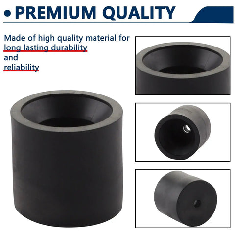 Low Profile Trailer Door Holder Kit Rubber Door Stop Bumpers for RV Camper and Trailer Keep Doors from Slamming, detailed view.