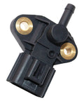 FPS5 Fuel Injection Pressure Sensor Replacement For Ford Lincoln Mercury Mazda, black plastic sensor with brass ports
