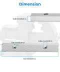 Shop Floor Approved Aluminum Vise Jaws With Offset Build Designed To Hold Firm At 5 1/2 Inches Wide And 3 Inch Center Spacing, dimension details.