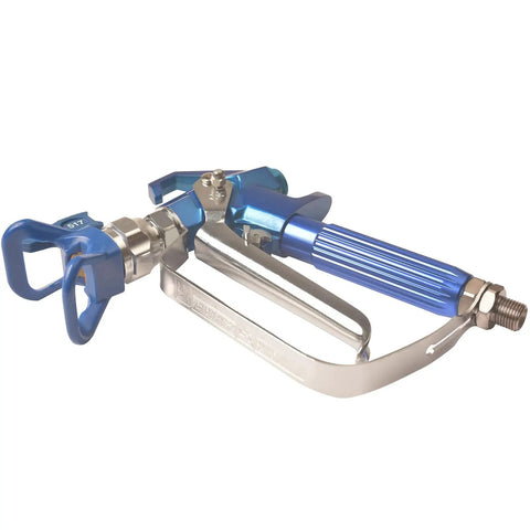Airless Paint Sprayer Gun G5 Max 25 MPa 248 Bar with full four finger trigger displayed on white background
