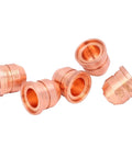 5Pcs Copper Plasma Cutter Nozzle, Electrode Tip, Spray Head Pro Grade Accessories Kit For 125A Cut Machines, High Temp Copper Tips