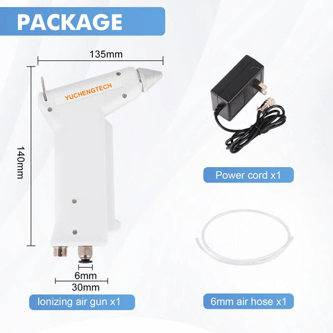 Rugged Handheld Ionizing Air Gun That Straight Up Clears Out Stubborn Static Buildup On Vinyl Records And Auto Paint Runs Smooth As Butter With Standard Air Compressors Setup