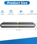 Heavy Duty 3 Inch Weld On Hinges 4 Pack With Grease Fittings Tough As Nails Carbon Steel for Metal Gates, 3 inch size shown.