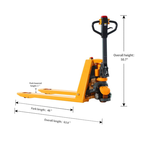 Built Like A Tank Electric Pallet Jack Truck Paired With A Double Scissor Lift Table Featuring 3300 Lbs Capacity Straight Up Without Breaking A Sweat And Powered By A Maintenance Free Brushless Motor