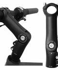 Sturdy 110mm Adjustable Handlebar Stem For One And One Eighth Inch Steerer 31.8mm Bar Clamp No Slop 0 To 90 Degree Riser 3D Forged Alloy