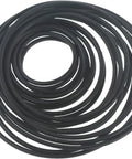 20 Pack Black Round Cassette Recorder Belts 1.5mm Thick Replacement Belts For Tape Decks And Cassette Players