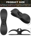 Stick On Small Appliance Cord Organizer 4 Pack dimensions for kitchen gadgets keeps cords tidy and hidden wires winder holder
