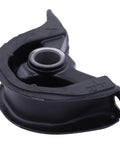Heavy Duty Engine Motor Torque Mount For Honda Civic Acura Integra Direct Fit, black rubber with metal insert, angled view.
