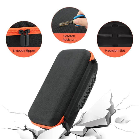 Durable Oxford Microphone Case For JBL Wireless Two Mic System with smooth zipper and scratch-resistant shell