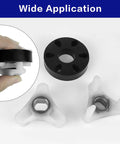 2 Pack Metal Core Washer Motor Coupler Replacement For Whirlpool And Kenmore Heavy Duty DIY Friendly Install Durable Repair Part That Replaces AP3963893 PS1485646 285753AVP 1195967 21003 285140 285743 And More black and white washer coupler shown with metal insert