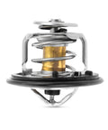 Heavy Duty Engine Thermostat Built Tough To Keep Your Ride Cool And Run Smooth Durable Temp Regulator internal view with spring.