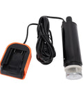 Built Tough Cordless Submersible Pump Hella Powerful 500 GPH Flood Cleanup With 16 Ft Lift Portable 20 V Battery Sump Pump components and charger