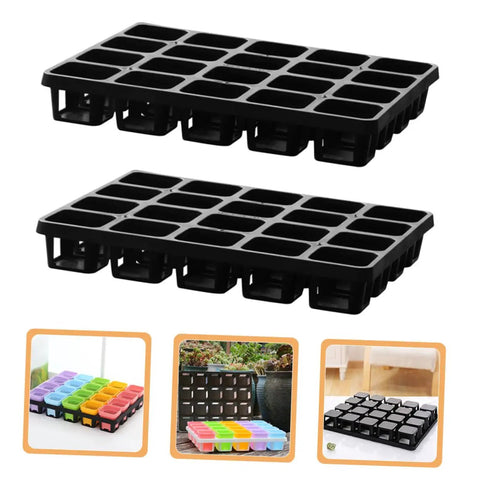Space Saving Nursery Pot Brackets For Germination Trays, Easy Transplanting, Home Garden Greenhouse Organizer For Starting Vegetables, Flowers, And Saplings, A Real Must Have For Busy Gardeners With Small Yards